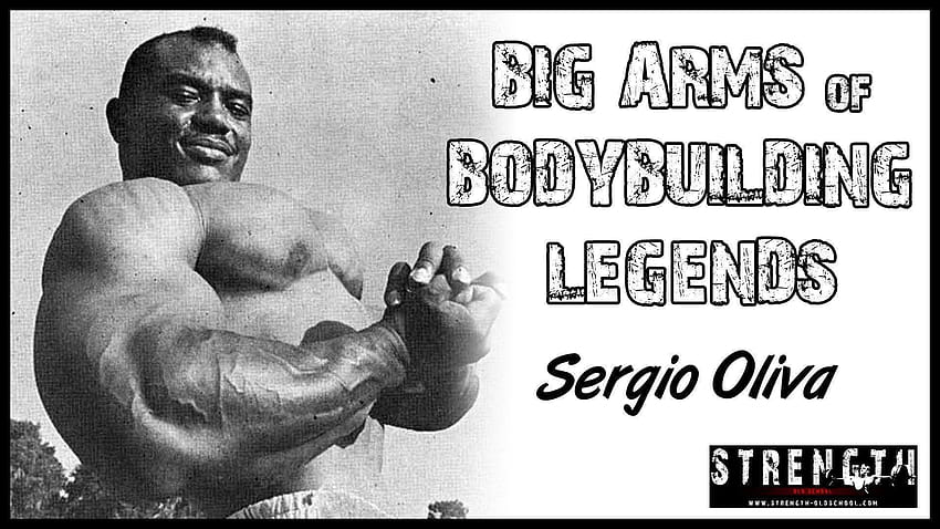 Große Arme der Bodybuilding-Legenden, Sergio Oliva HD-Hintergrundbild