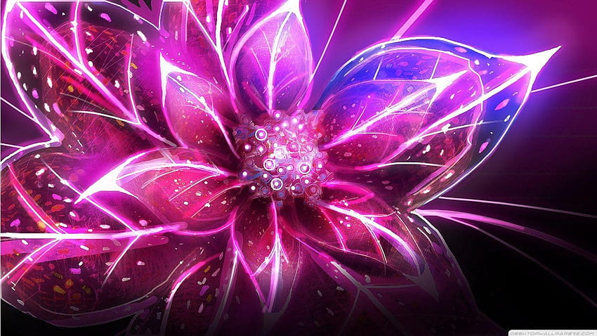 3D-Fantasy-Kunst, abstrakter Hintergrund rosa HD-Hintergrundbild