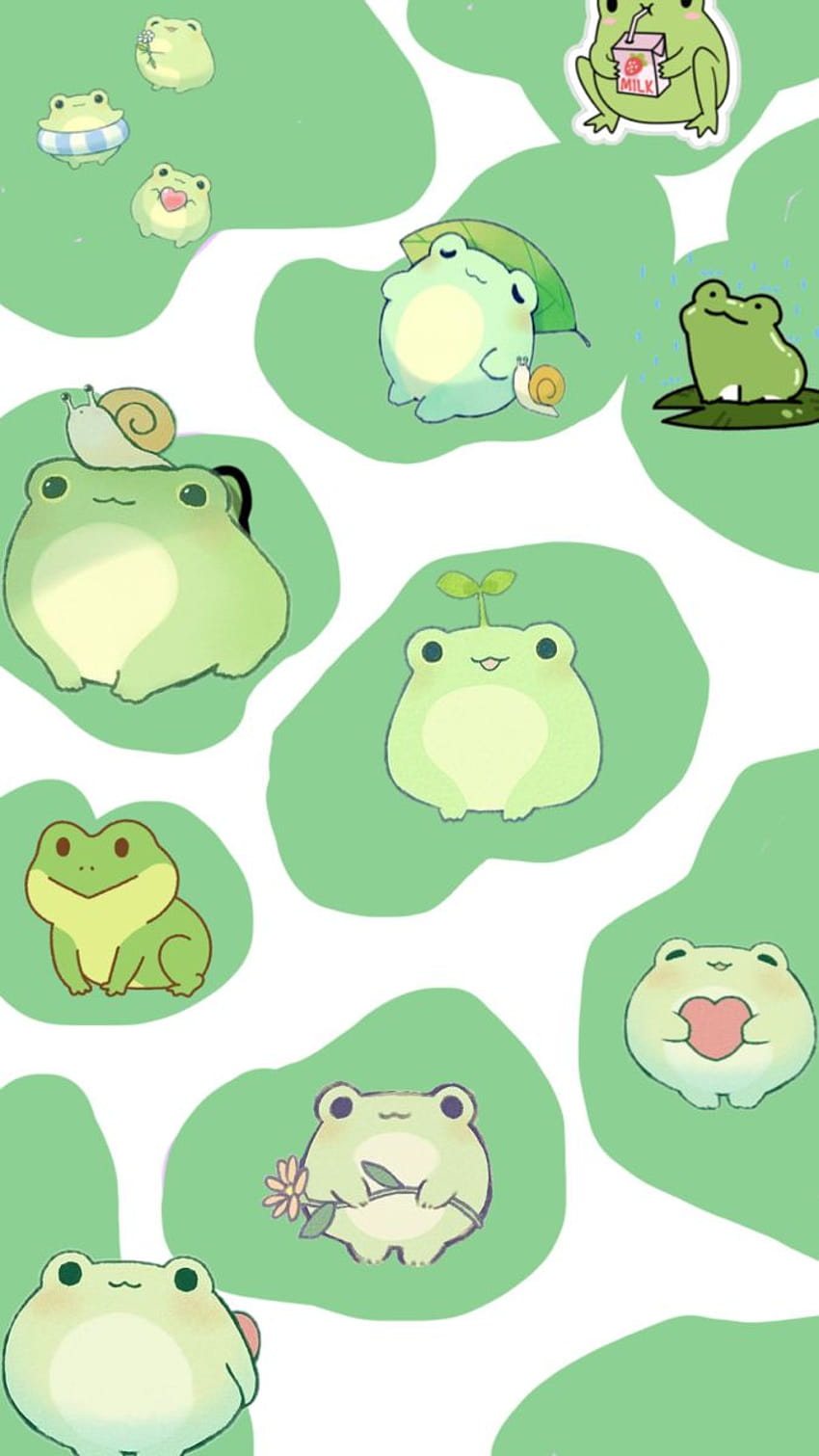 Green Frog Aesthetic Wallpapers  Cool Frog Wallpaper for iPhone