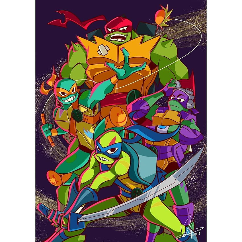 TMNT El Último Ronin de Aarameshi_ fondo de pantalla del teléfono