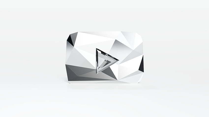 Diamant-Play-Taste HD-Hintergrundbild
