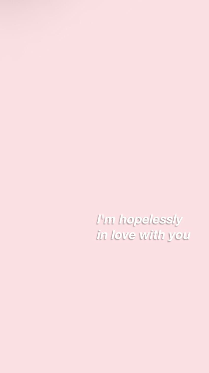 Pink Love Quotes posted by ...cute, pink quote HD phone wallpaper | Pxfuel