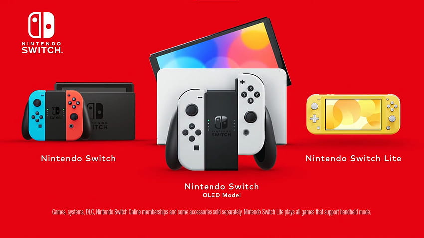 Nintendo baru saja meluncurkan model Nintendo Switch $ 350 baru yang menampilkan layar OLED yang lebih besar, model nintendo switch oled Wallpaper HD