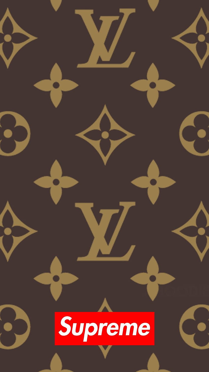 Supreme x Louis Vuitton, lv supremo fondo de pantalla del teléfono