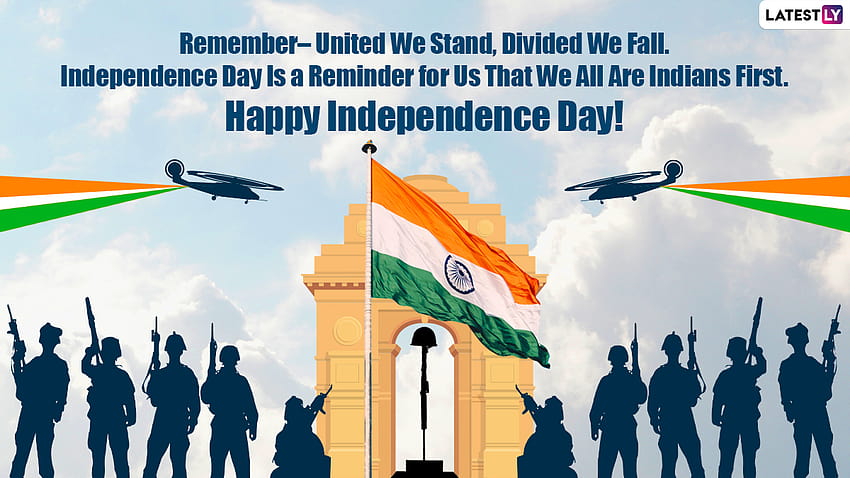 Independence Day 2021 & for Online: Wish Happy 75th Independence Day With Greetings, Quotes and WhatsApp Messages HD wallpaper
