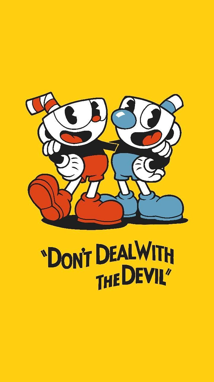 Cuphead by Tomo2511, cuphead and bendy HD phone wallpaper