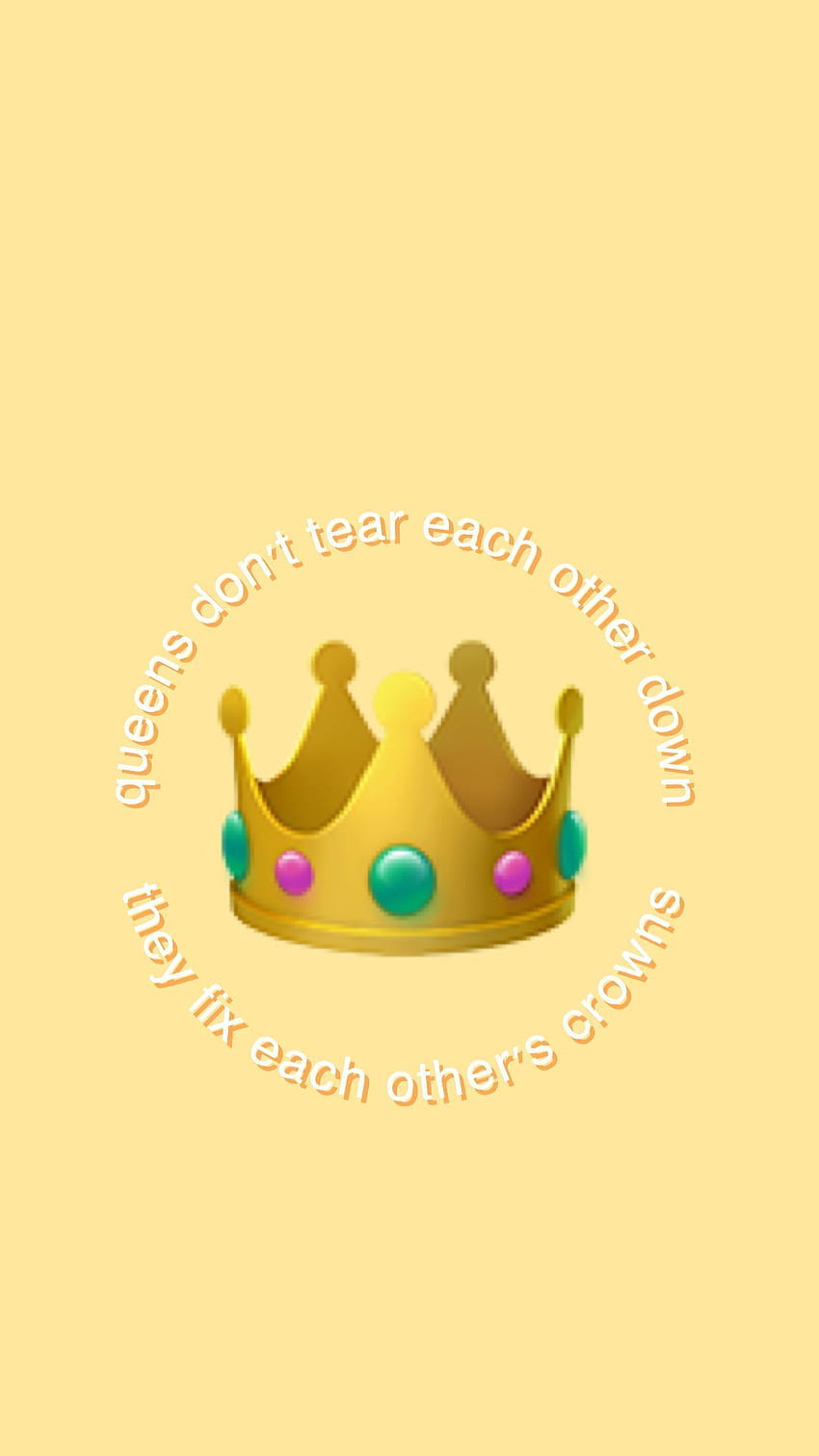 Aesthetic arthoe backgrounds Backgrounds baddie crown Cute [1242x2208] for your , Mobile & Tablet, yellow aesthetic baddie HD phone wallpaper
