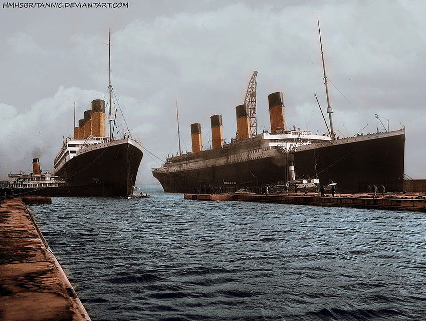 RMS Olympic , Araçlar, HQ RMS Olympic, hmhs britannic HD duvar kağıdı