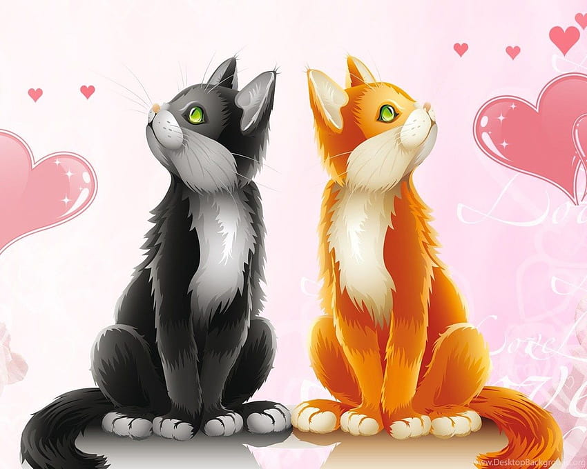 Cute Animal Valentines Day Valentine Week, cartoon valentines day HD  wallpaper | Pxfuel