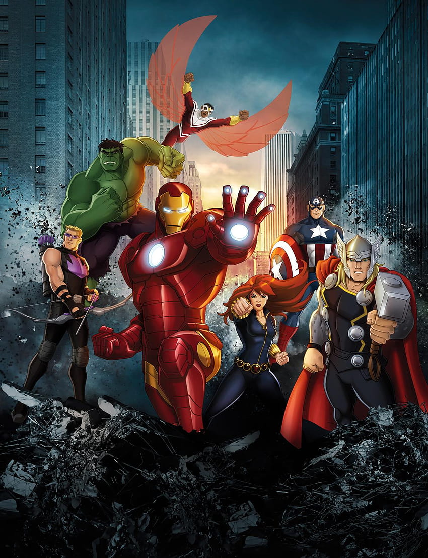 Zbiórka Avengersów Tapeta na telefon HD