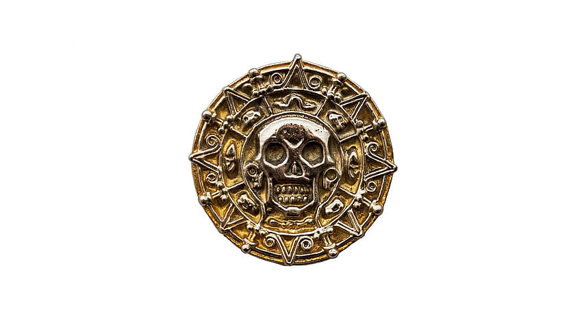 Cursed Aztec Gold Coin, pirate coins HD wallpaper