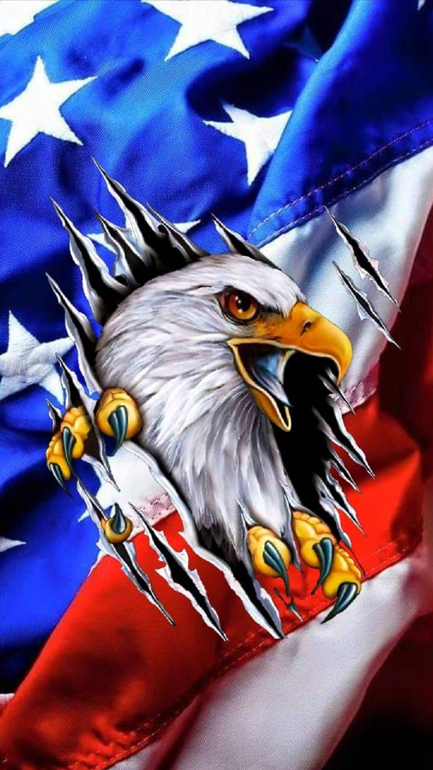American eagle โดย BrianK242 ธงนกอินทรีสุดเท่ วอลล์เปเปอร์โทรศัพท์ HD