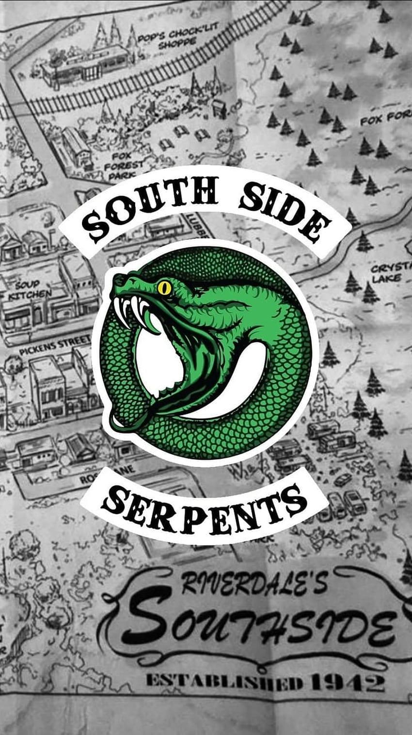 Riverdale Southside Serpents Logo Laptop riverdale south side serpents HD  phone wallpaper  Pxfuel
