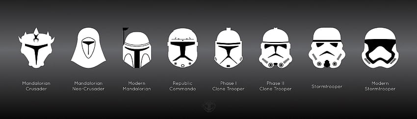 I love the evolution of the trooper helmet design, so I made a, star wars mandalorian symbol HD wallpaper