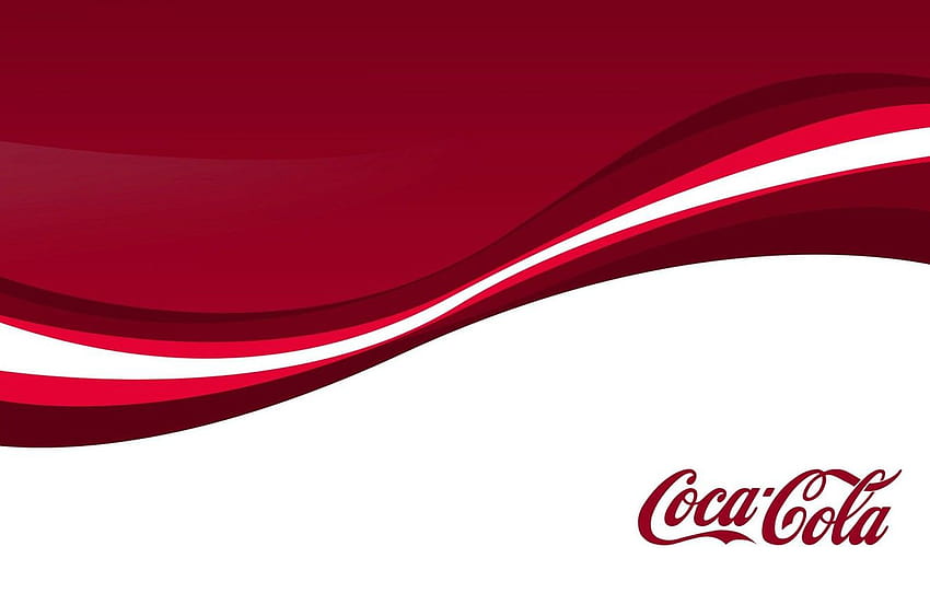 Red, Minimalism, Background, Abstraction, Coca Cola, Cola , section минимализм, coca cola sign HD wallpaper