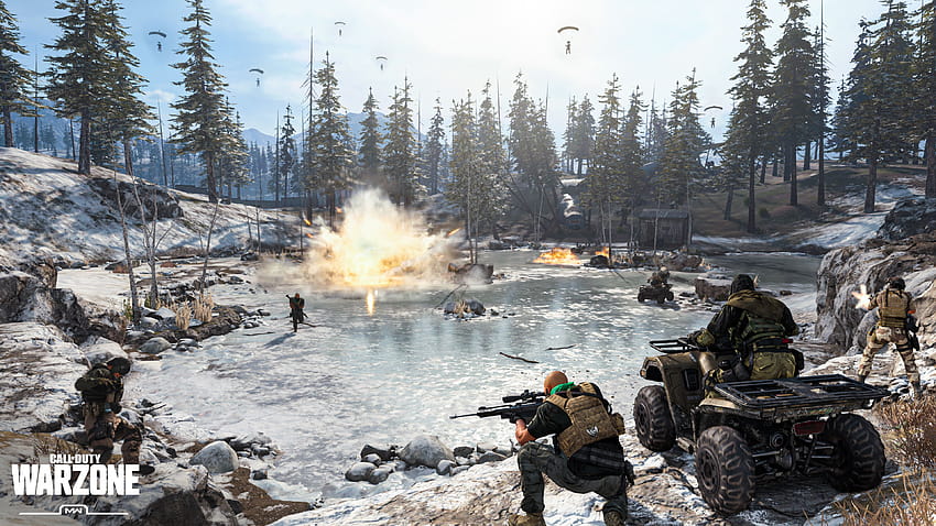 Call of Duty: Warzone Ultra, Call-of-Duty-Kriegsgebiet HD-Hintergrundbild