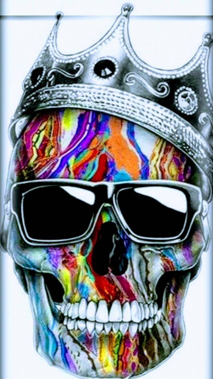 Skull King, skull crown HD phone wallpaper
