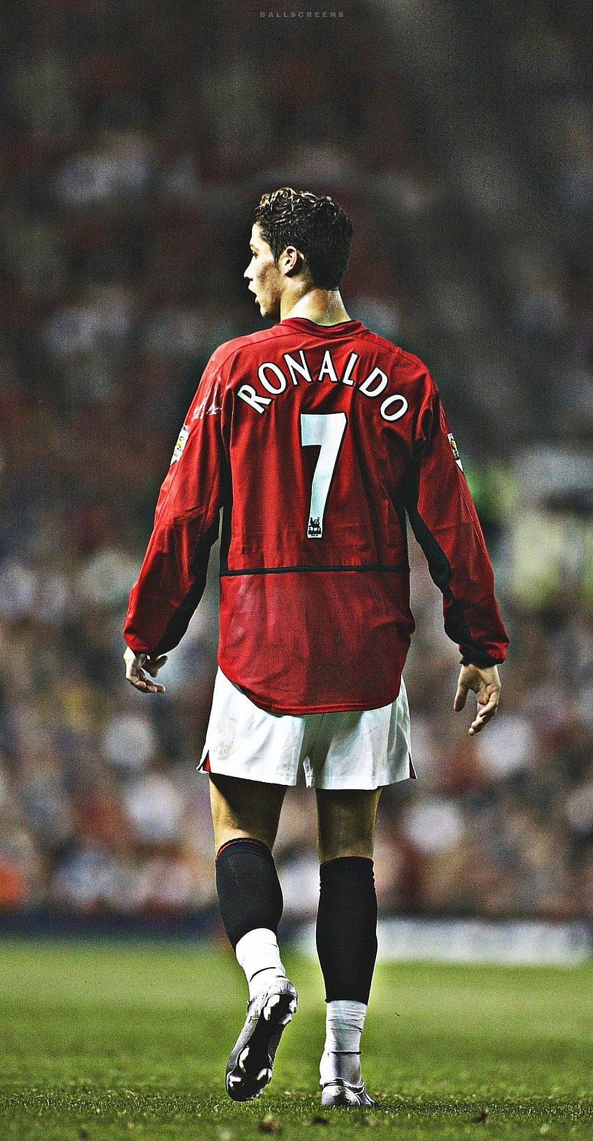 CR7 Man United über Hund, Cristiano Ronaldo 2008 HD-Handy-Hintergrundbild