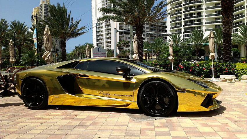 Lamborghini Veneno Gold, lambo dorado fondo de pantalla | Pxfuel