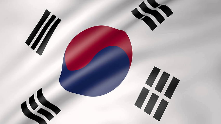 Най-гледано знаме на Южна Корея, корейско знаме HD тапет