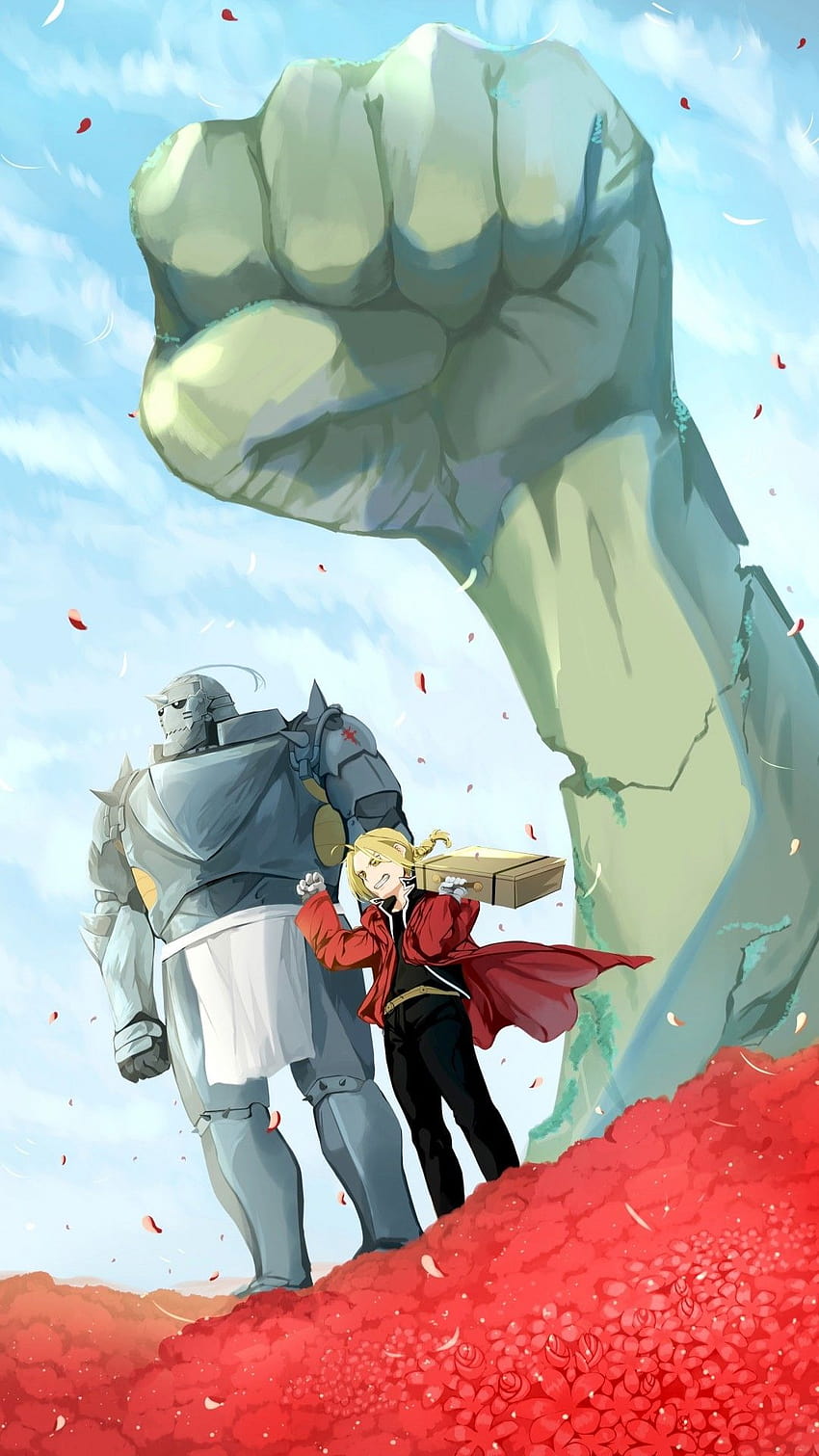 Fullmetal Alchemist Edward Elric Dark Wallpapers for iPhone 4k