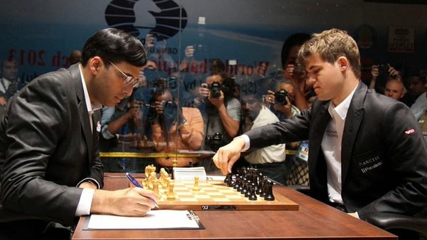 Grandmasters Vishwanathan Anand, Magnus Carlsen invited to ring bell in D/N Test at Eden: Report HD wallpaper
