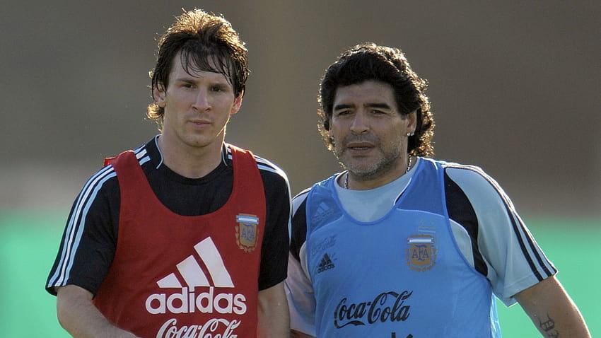 La relation de Lionel Messi avec Diego Maradona, cite maradona Fond d'écran HD
