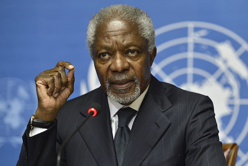 Kofi Annan, U.N. secretary general and ...washingtonpost HD wallpaper