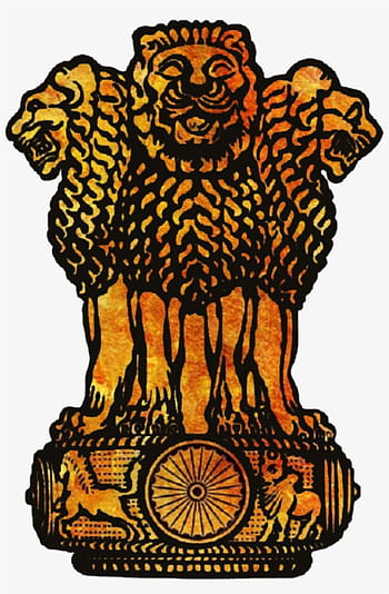 Wood Carving Ashok Stambh with Flag – kkgiftstore