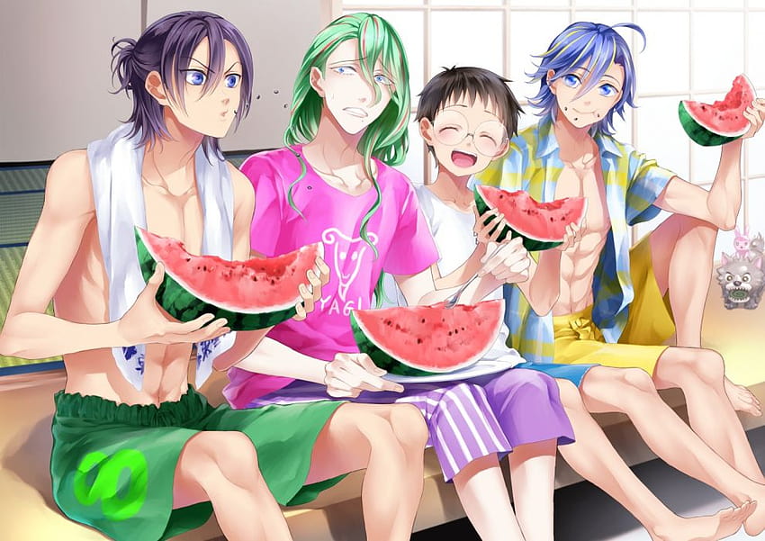 Watermelon Melon Anime' Poster by DesignatedDesigner | Displate