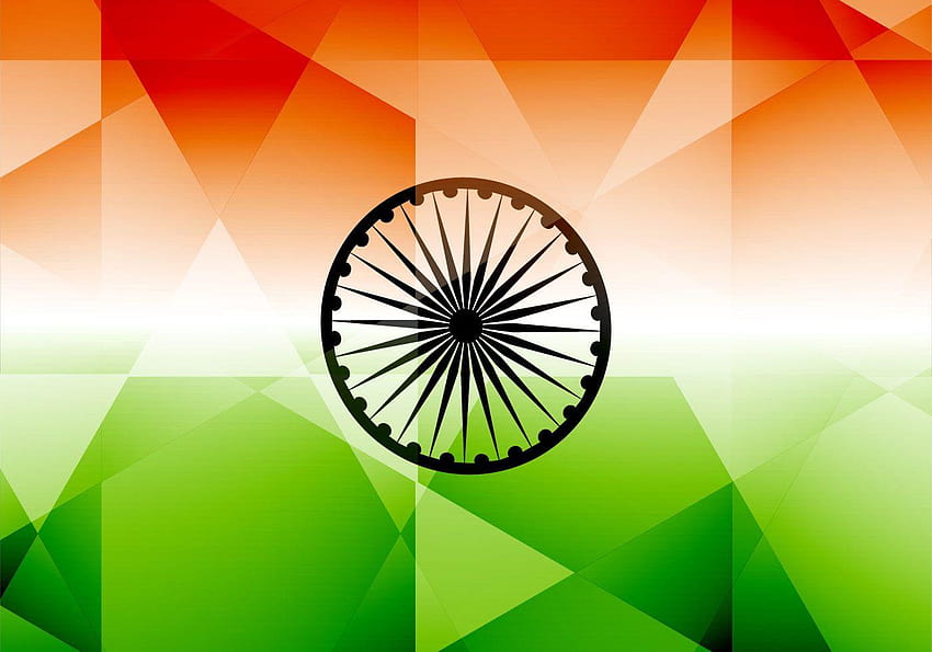 Tricolor Of Indian Flag On White Backgrounds, indian flag black background HD wallpaper