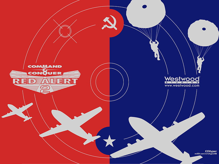 Red Alert 2 Soundtrack CD oleh CCHyper Wallpaper HD