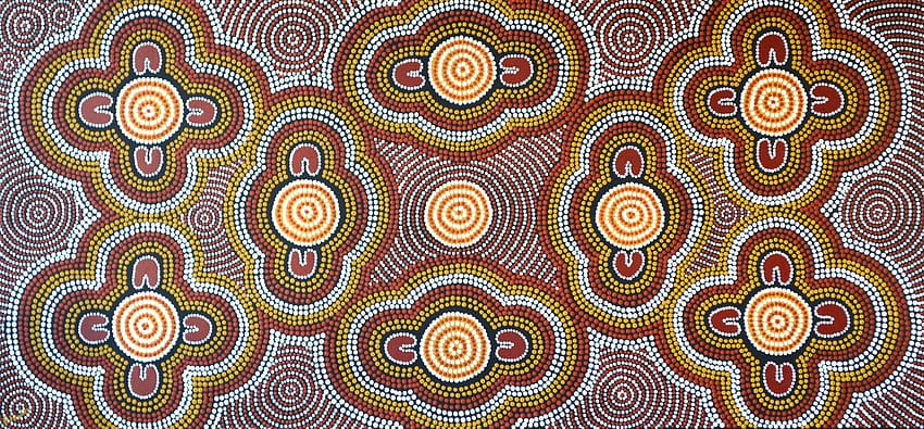 Seni Aboriginl Austrialian, seni aborigin Wallpaper HD