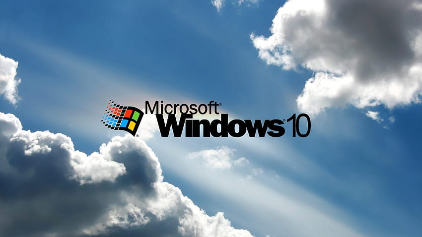 Windows 98 Clouds, публикуван от Райън Меркадо, стари прозорци HD тапет