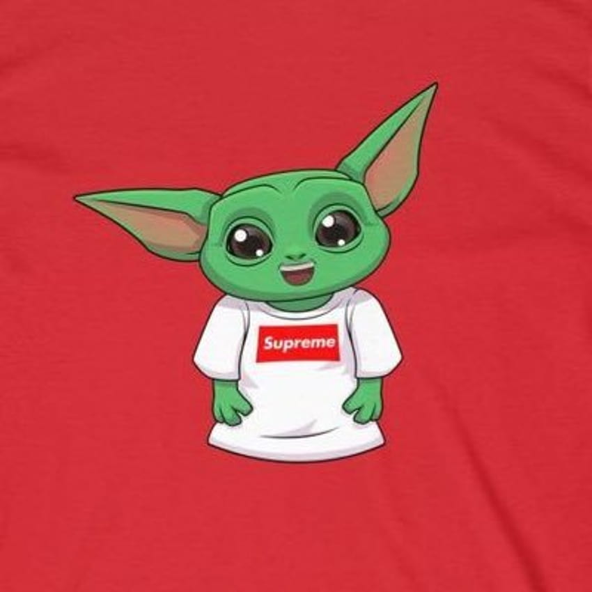 Red'Supreme'Imposter  Supreme wallpaper, Yoda pictures, Iphone