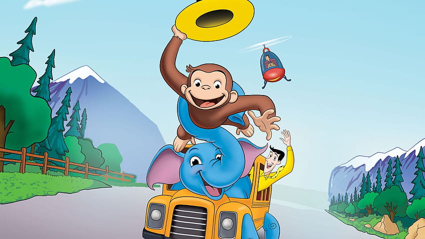 Curious George 2: Follow That Monkey!, จอร์จผู้อยากรู้อยากเห็นในเทศกาลฮาโลวีน วอลล์เปเปอร์ HD