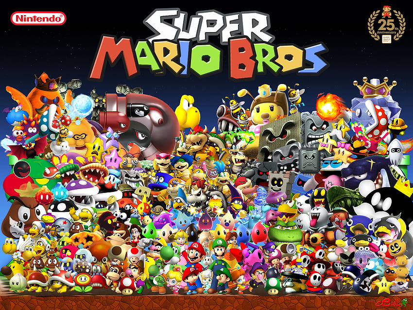 Personajes de Super Mario Bros, personajes de mario fondo de pantalla |  Pxfuel