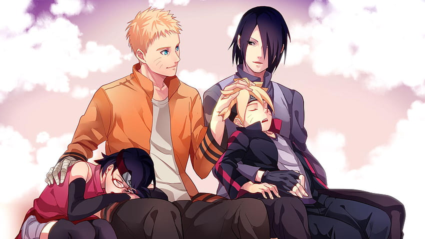 animes #anime #boruto #sarada #naruto #sasuke #metadinhas #casal #cas