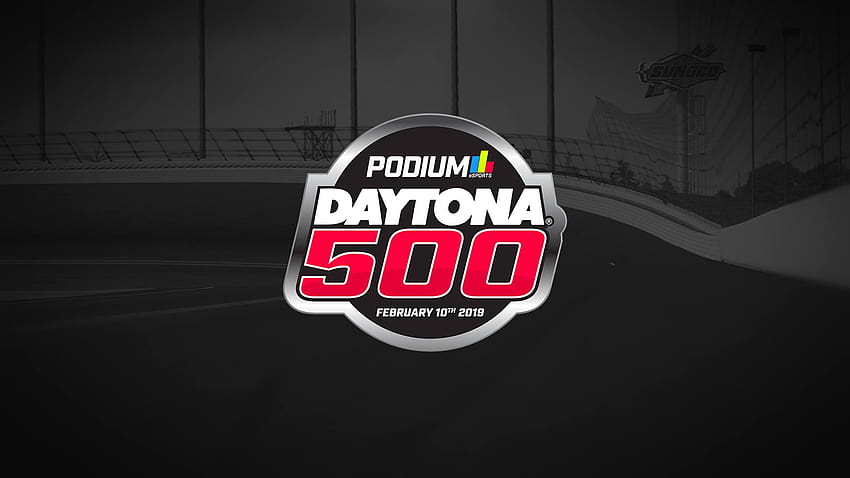 PODIUM ESPORTS IST AUSRICHTUNG DES DAYTONA 500-EVENTS, Daytona-Logo HD-Hintergrundbild