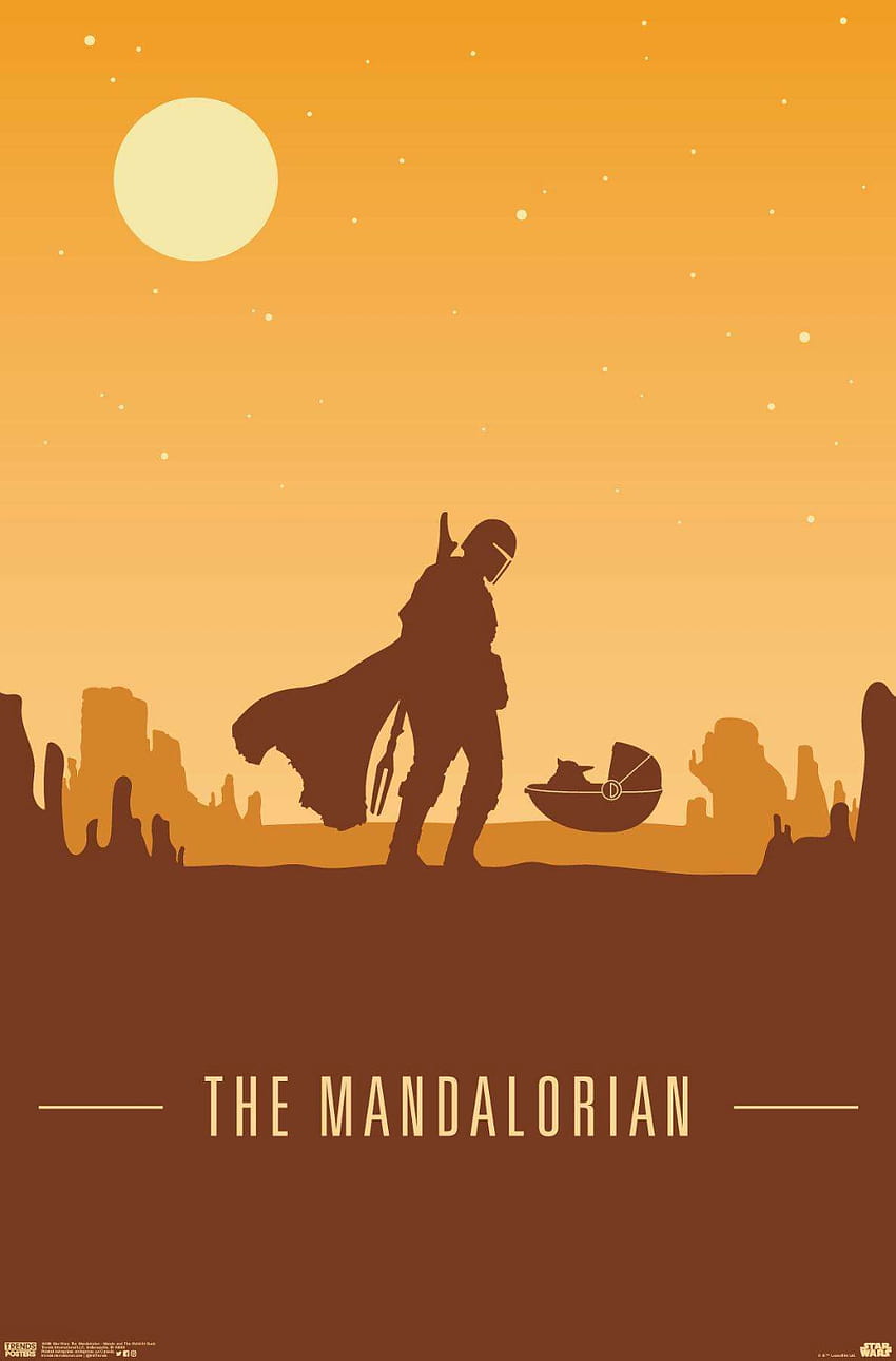 Star Wars: The Mandalorian, the child and the mandalorian HD phone wallpaper
