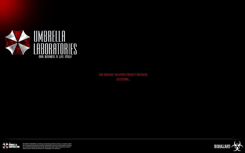 วิดีโอเกม ยนตร์ Resident Evil Umbrella Corporation วอลล์เปเปอร์ HD