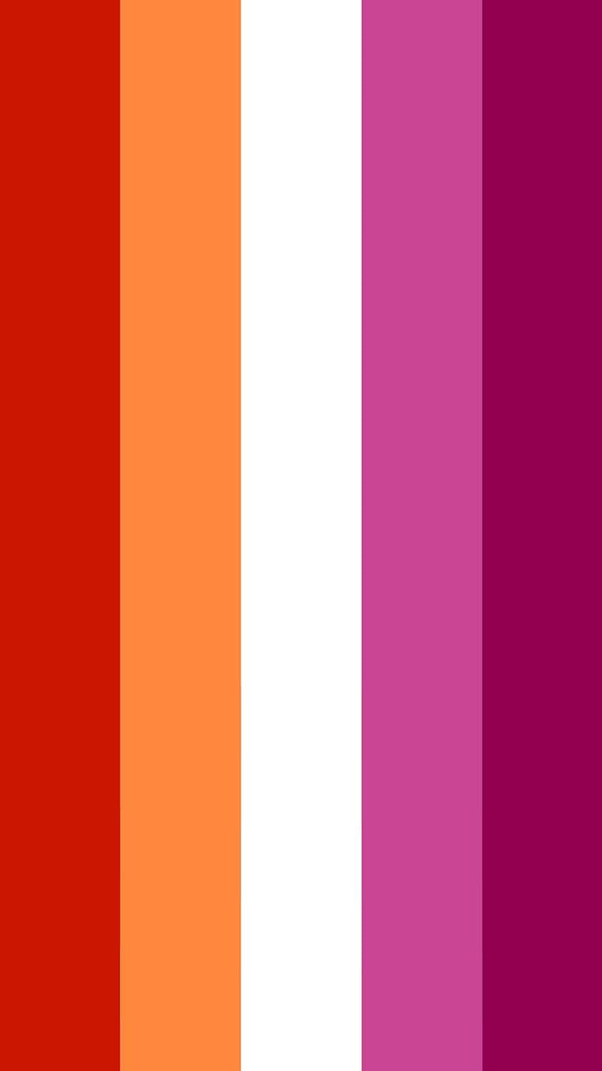 Лесбийско знаме за гордост през 2021 г., знамена за прайд за Хелоуин HD тапет за телефон