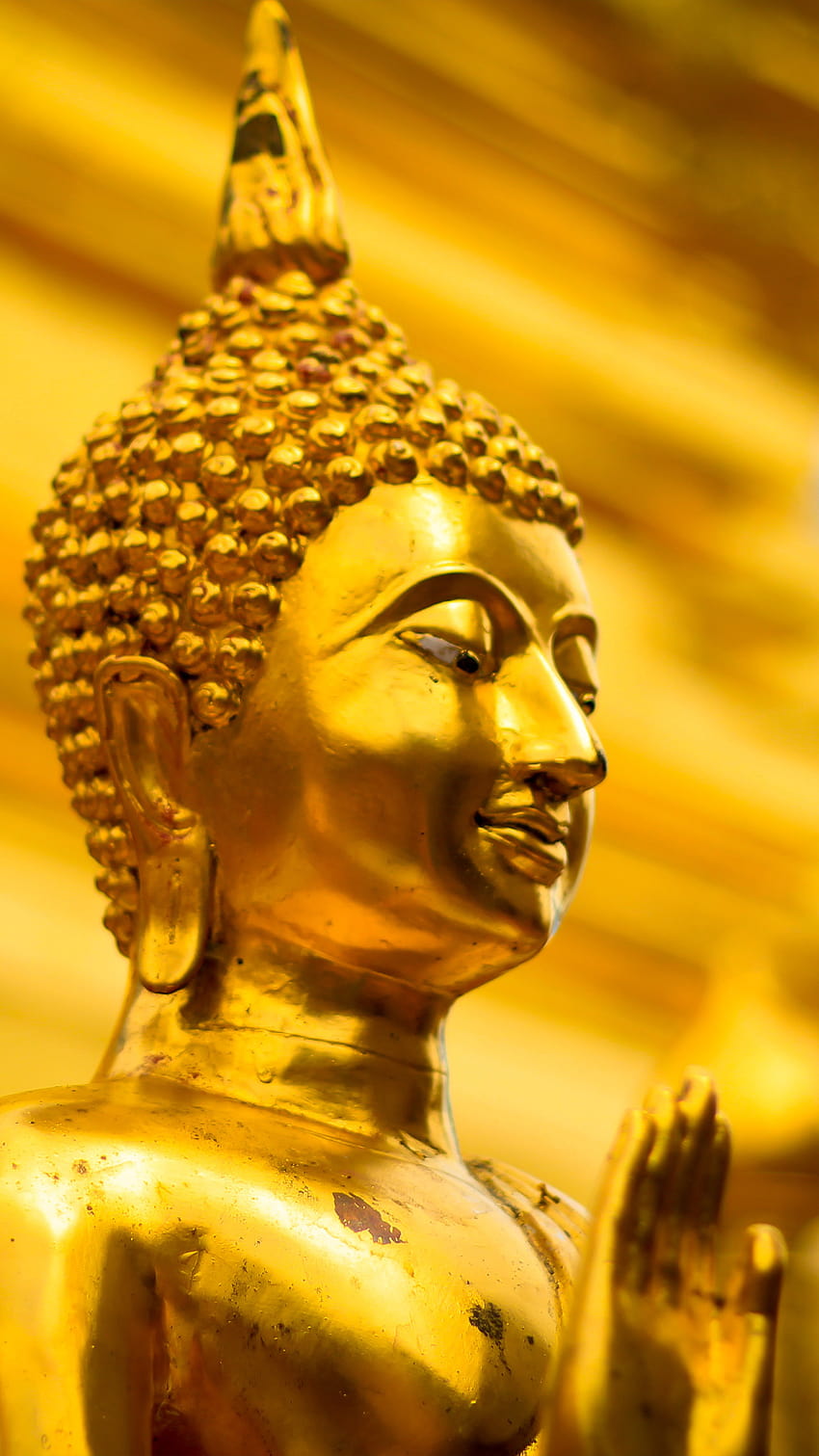 Patung Buddha Gautama Emas Thailand Ultra, ponsel buddha gautama wallpaper ponsel HD