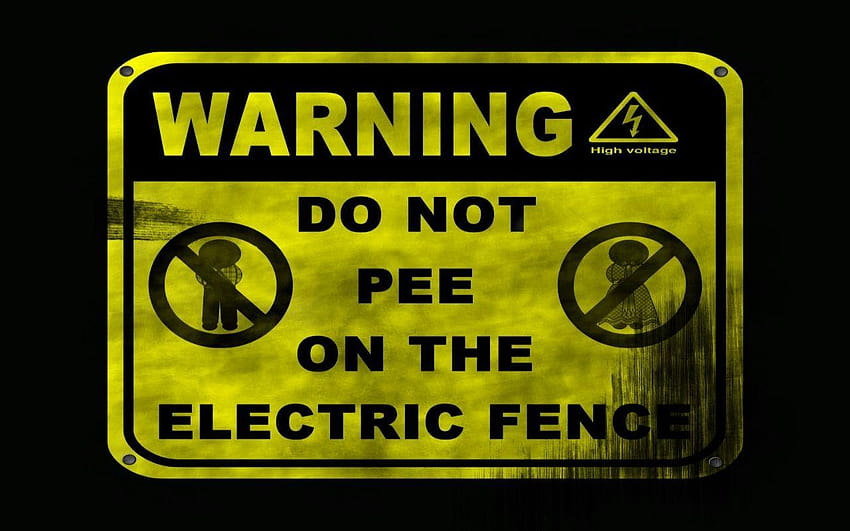 Funny Caution Signs HD wallpaper