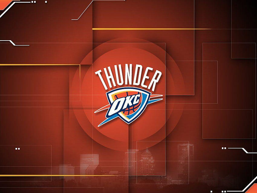 OKC Thunder, Oklahoma City Thunder 2018 Sfondo HD