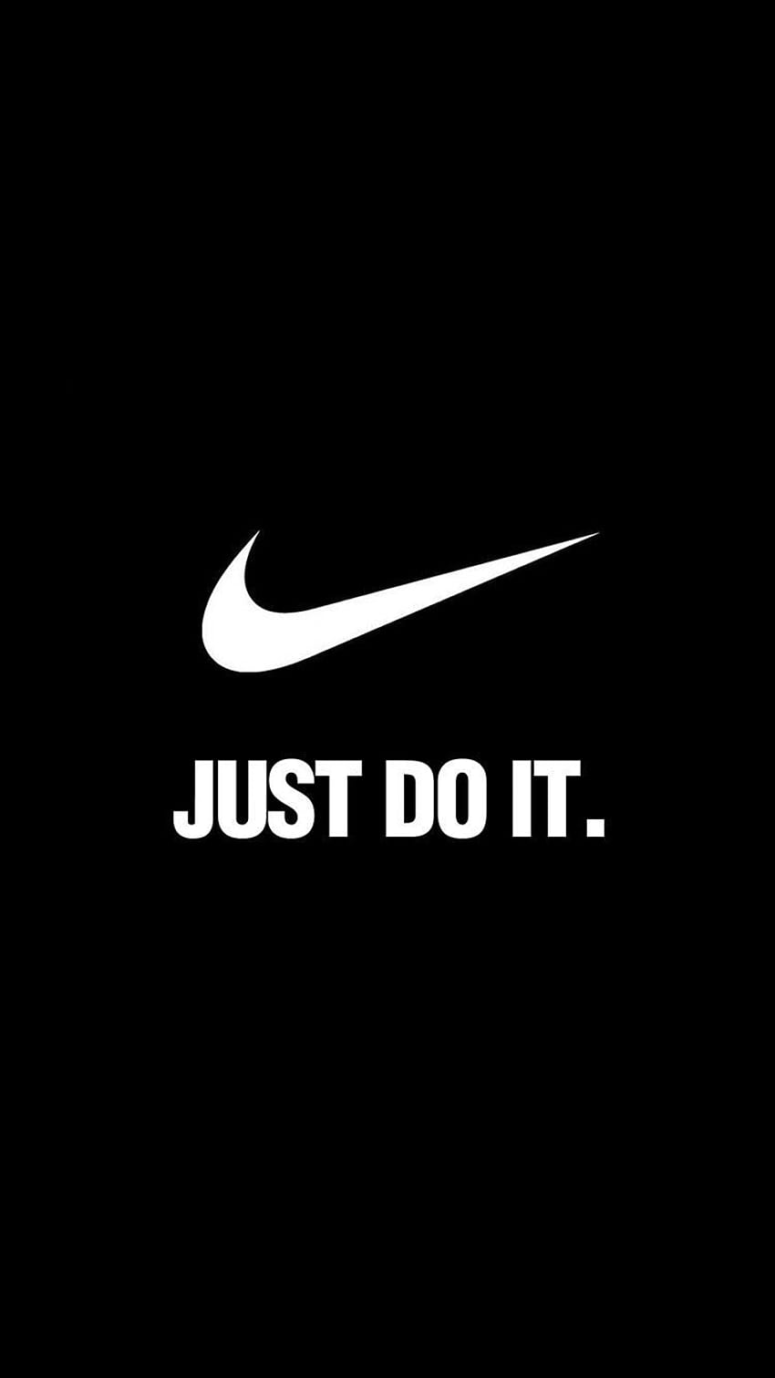 Köpek üzerinde Nike Swoosh Just Do It Logosu, nike işareti HD telefon duvar kağıdı