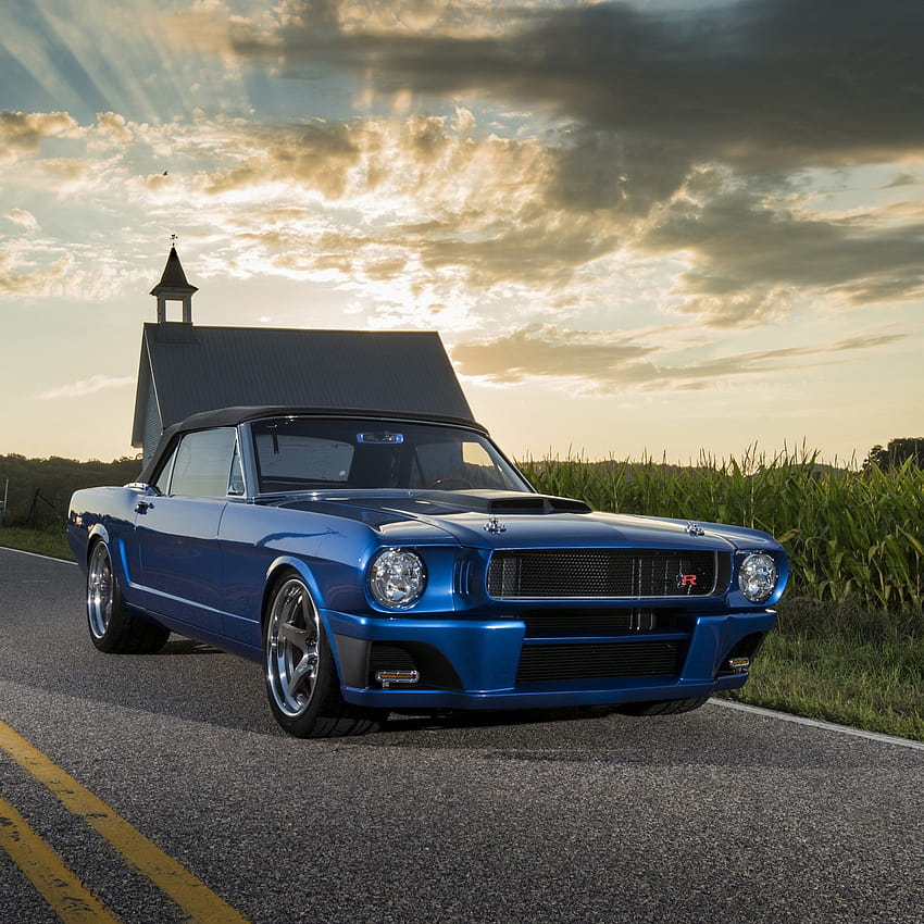 1965 Ringbrothers Ford Mustang Convertible Ballistic, 1965 ford mustang HD phone wallpaper