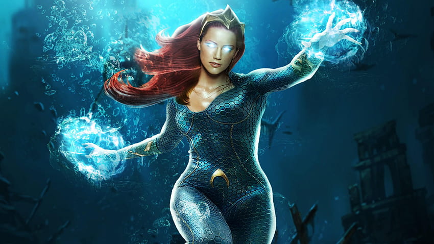 Mera Amber Heard dans Aquaman, ambre entendu 2019 Fond d'écran HD