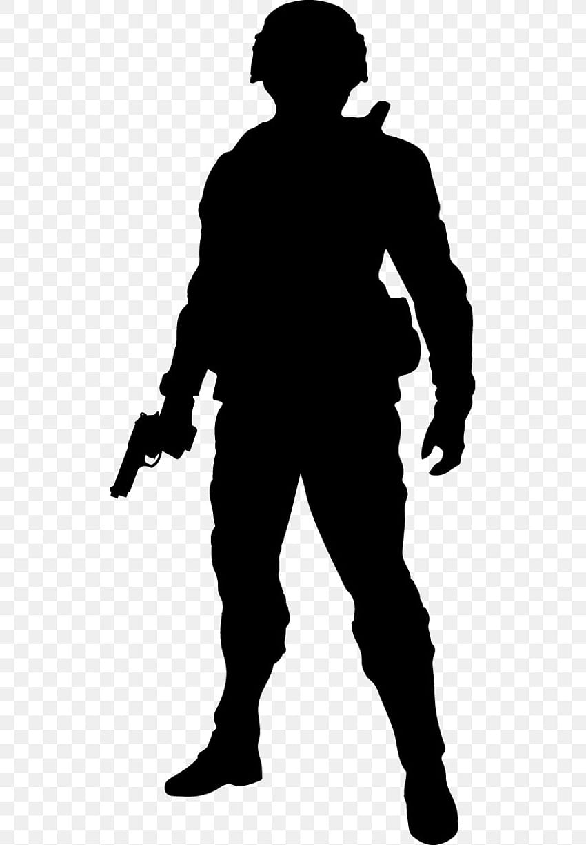 Клип арт със силует на войник, PNG, 511x1181 пиксела, войник, армия, кръст на бойното поле, черно, черно и бяло HD тапет за телефон