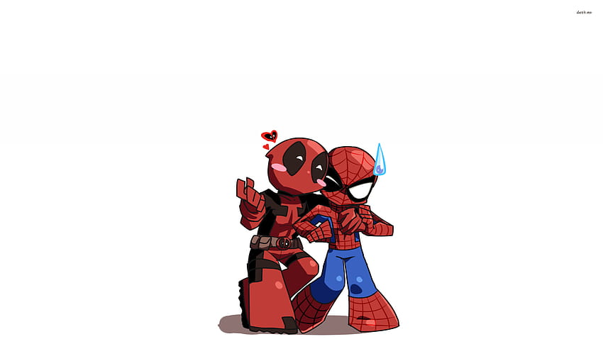 4 Deadpool and Spider, deadpool chibi HD wallpaper | Pxfuel